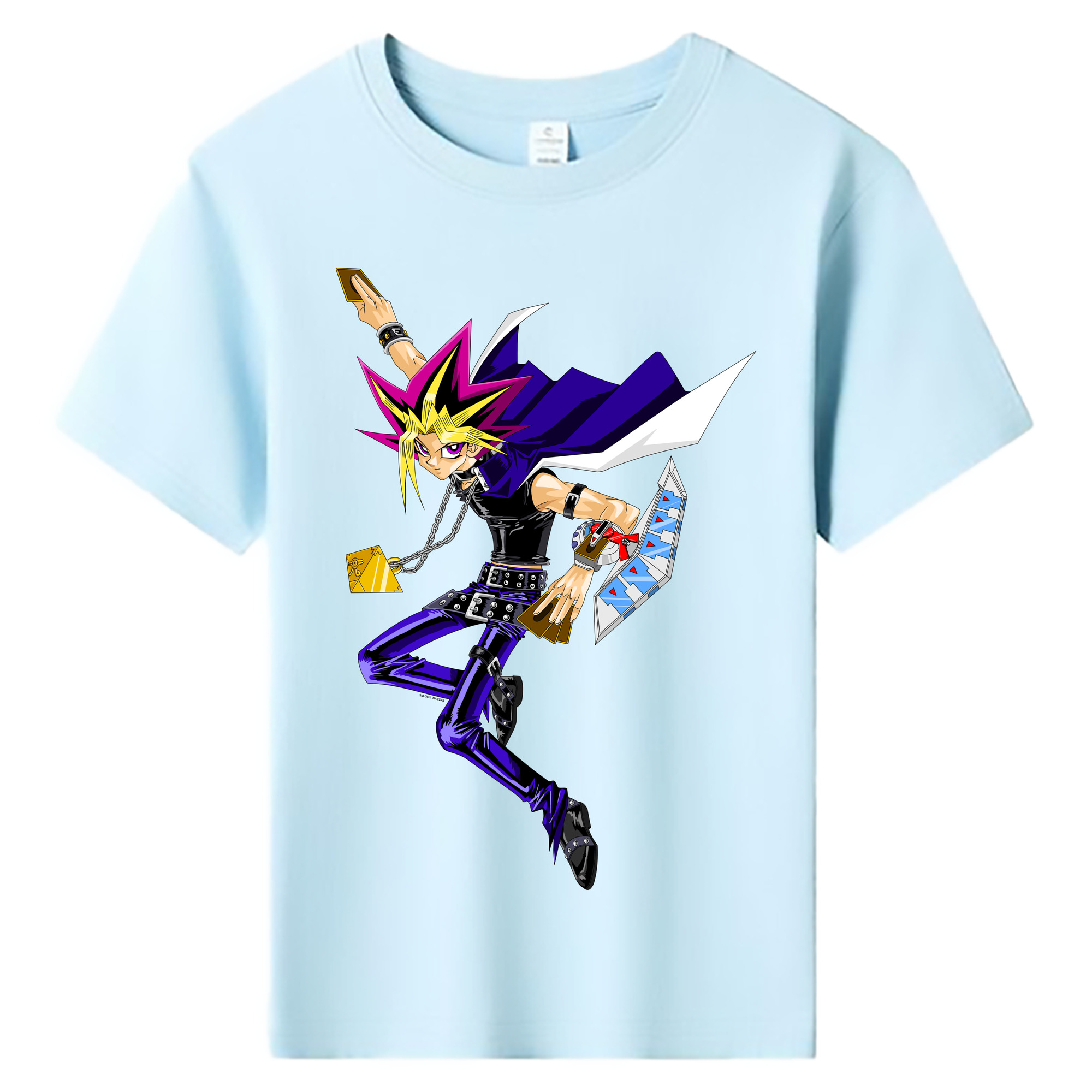 （画像用） 遊☆戯☆王 Yu-Gi-Oh! 綿100％キッズTシャツ（フロントプリント）